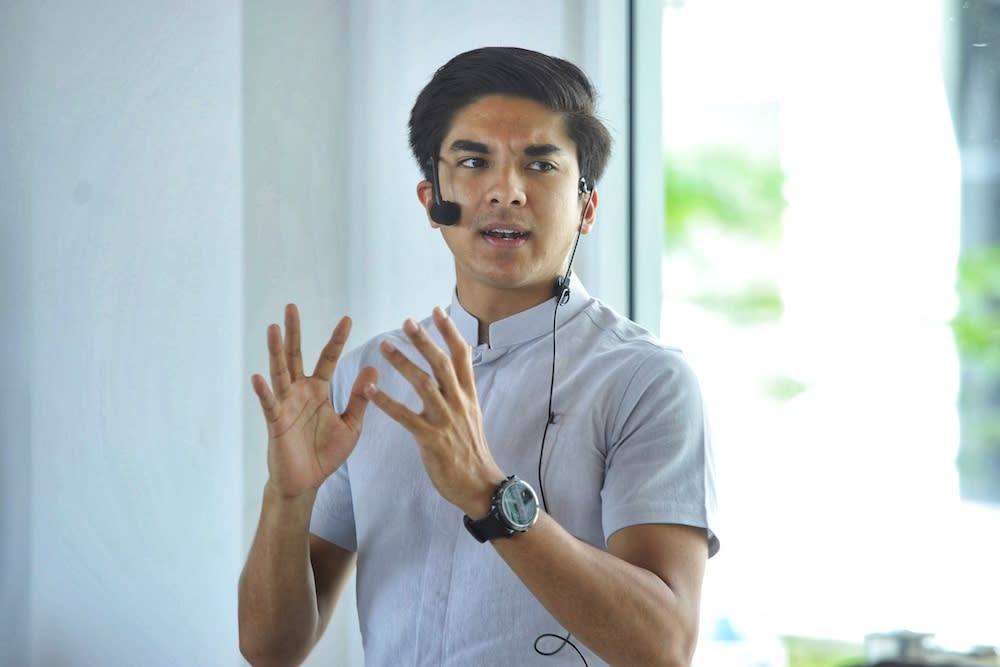 Youth and Sports Minister Syed Saddiq Abdul Rahman addresses a Malaysia Future Leaders School luncheon at the International Youth Centre in Kuala Lumpur February 2, 2020. — Picture by Shafwan Zaidon