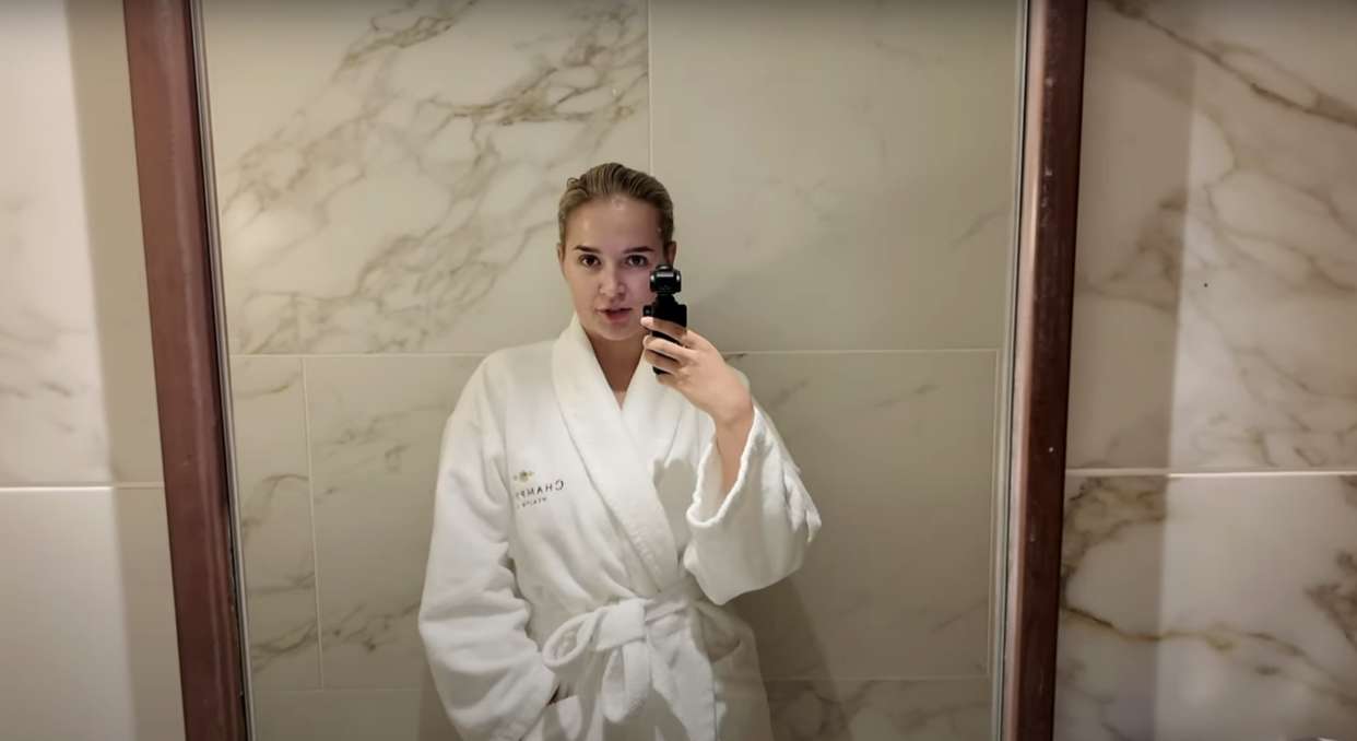 Molly-Mae Hague enjoyed a spa day. (YouTube)