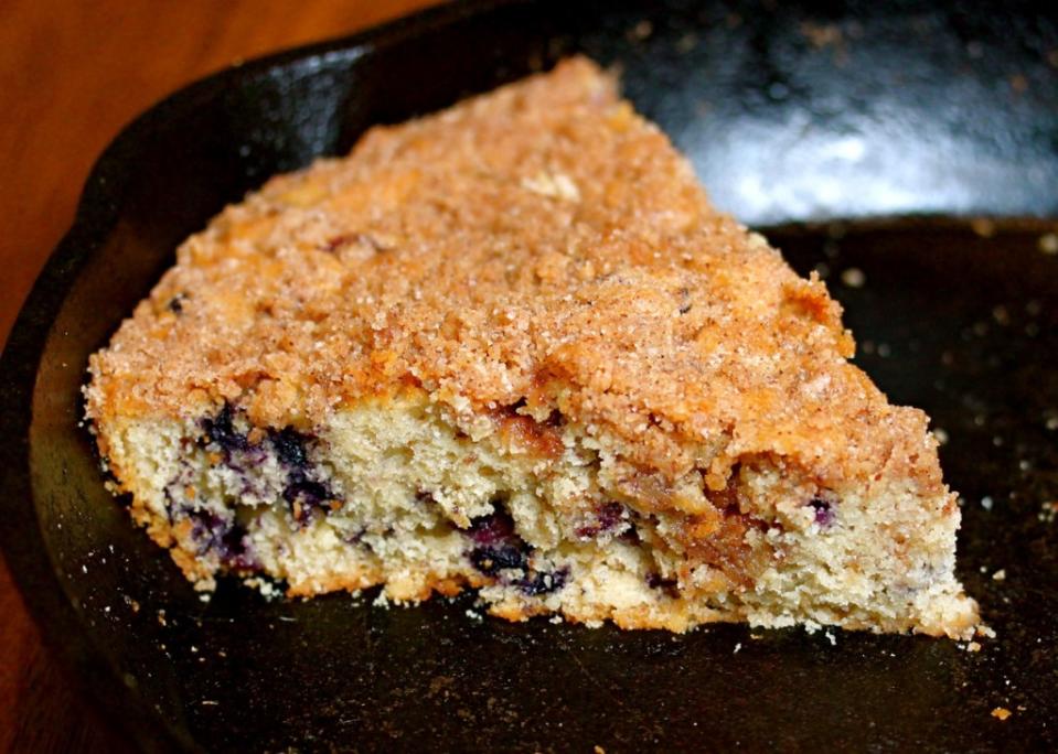 Blueberry Breakfast Skillet Cake