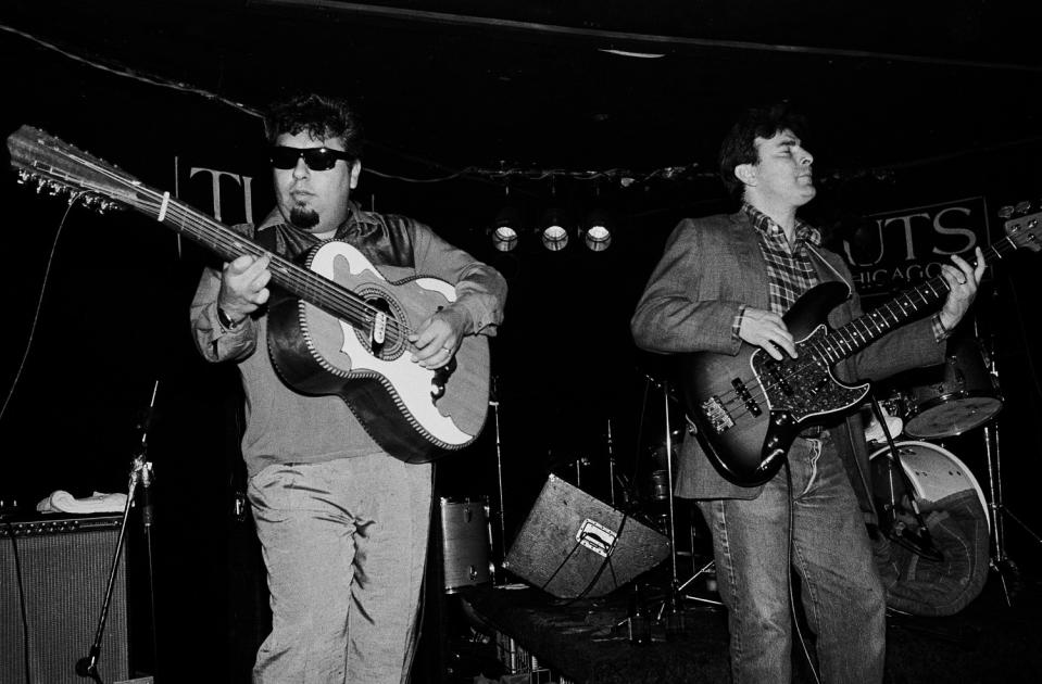 Los Lobos performing at Tuts in Chicago on Feb. 5, 1984.