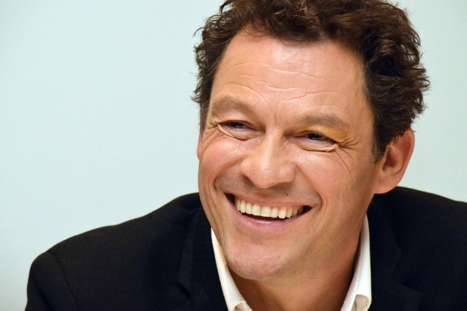 Dominic West at the Hollywood Foreign Press Association press conference for "Les Miserables" held at the Four Seasons Hotel in Beverly Hills, CA on February 2, 2019