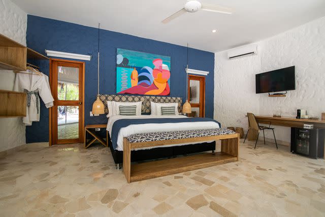 <p>Courtesy of Blue Apple Beach</p> A room at Blue Apple Beach