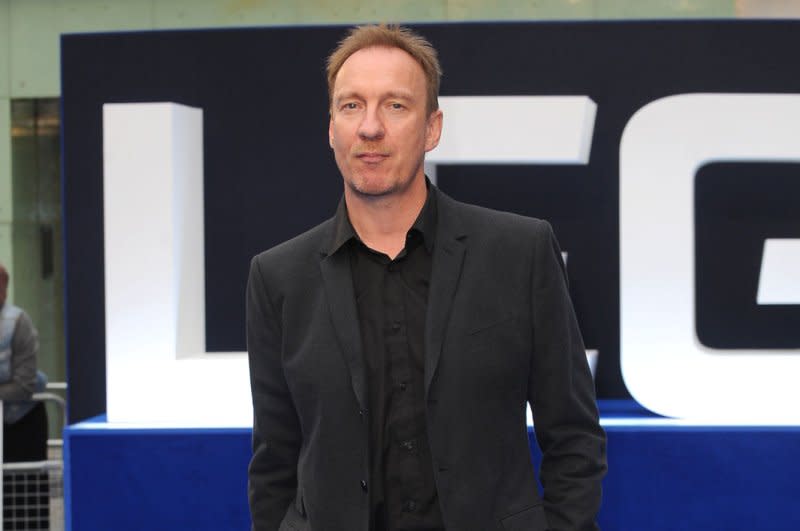 David Thewlis attends the World Premiere of 'Legend' at Odeon Leicester Square in London in 2015. File Photo by Paul Treadway/UPI