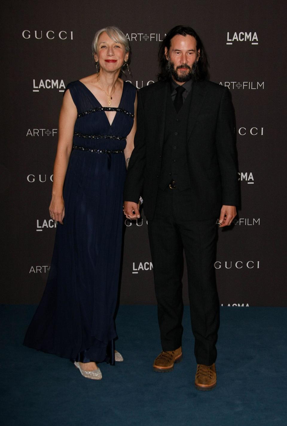 Keanu Reeves and Alexandra Grant