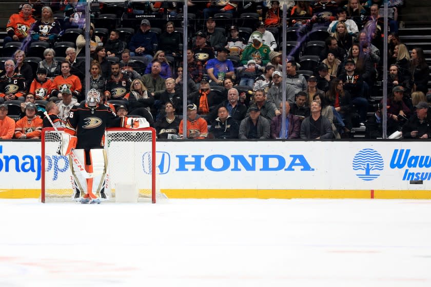 Calgary Flames v Anaheim Ducks