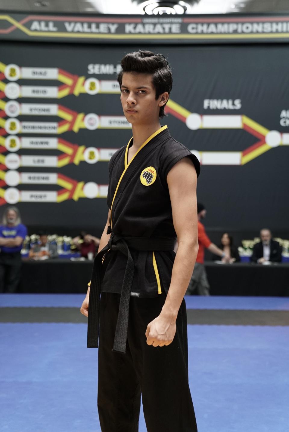 Miguel (Xolo Maridueña) won the All Valley Karate Championship in the first season of "Cobra Kai."