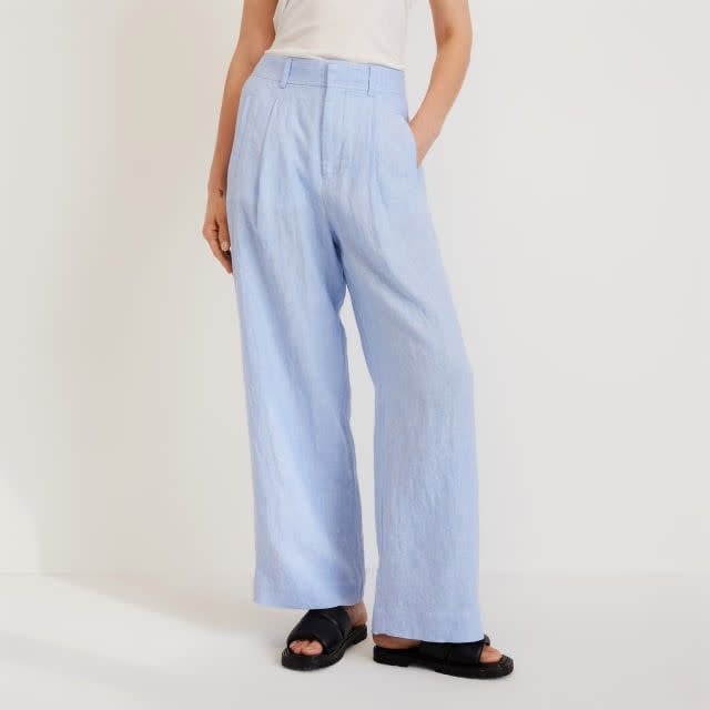 <p><a href="https://go.redirectingat.com?id=74968X1596630&url=https%3A%2F%2Fwww.everlane.com%2Fproducts%2Fwomens-linen-way-high-drape-pant-light-blue&sref=https%3A%2F%2Fwww.townandcountrymag.com%2Fstyle%2Ffashion-trends%2Fg43365520%2Fbest-summer-pants-for-women%2F" rel="nofollow noopener" target="_blank" data-ylk="slk:Shop Now;elm:context_link;itc:0;sec:content-canvas" class="link ">Shop Now</a></p><p>The Linen Way-High Drape Pant</p><p>everlane.com</p><p>$128.00</p>