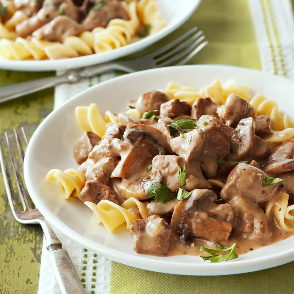 Slow-Cooker Beef Stroganoff