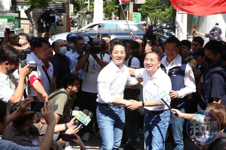 侯友宜與台北市長蔣萬安。