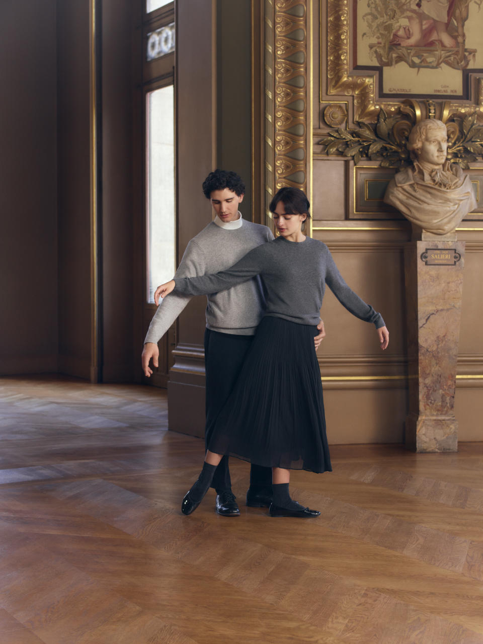 Dancers from the Paris Opéra in the Uniqlo campaign.