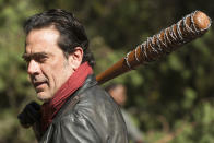 <p>Jeffrey Dean Morgan as Negan (Credit: Gene Page/AMC) </p>