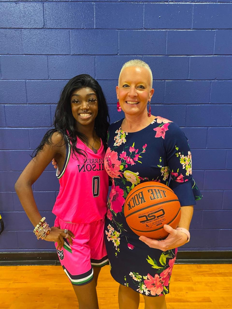 PHOTO: Sinaman-Daniel credits Coach Robin Martin-Davis for giving her a chance to play college basketball. (Warren Wilson College)