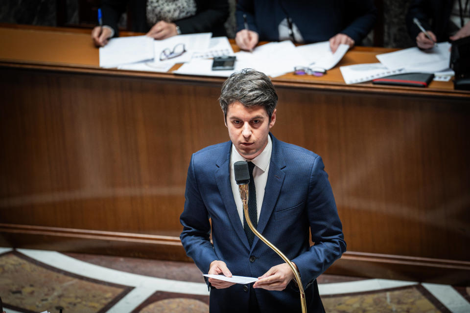 Gabriel Attal à l’Assemblée nationale, le 26 mars.