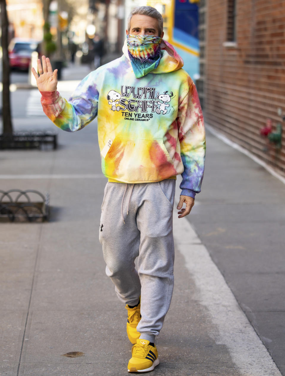 <p>Maybe it's the combination of bright colors that brings happiness ... Maybe it's the act of tie-dying itself that allows people to clear their heads ... Either way, tie-dye has become the hot fashion trend that many have clung to during quarantine. </p>