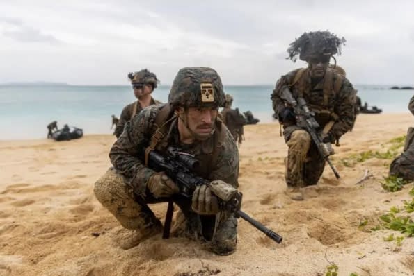 四千名美軍陸戰隊員將於年底從第一島鏈沖繩遷往關島。   圖 : 翻攝自 US Marine Cor