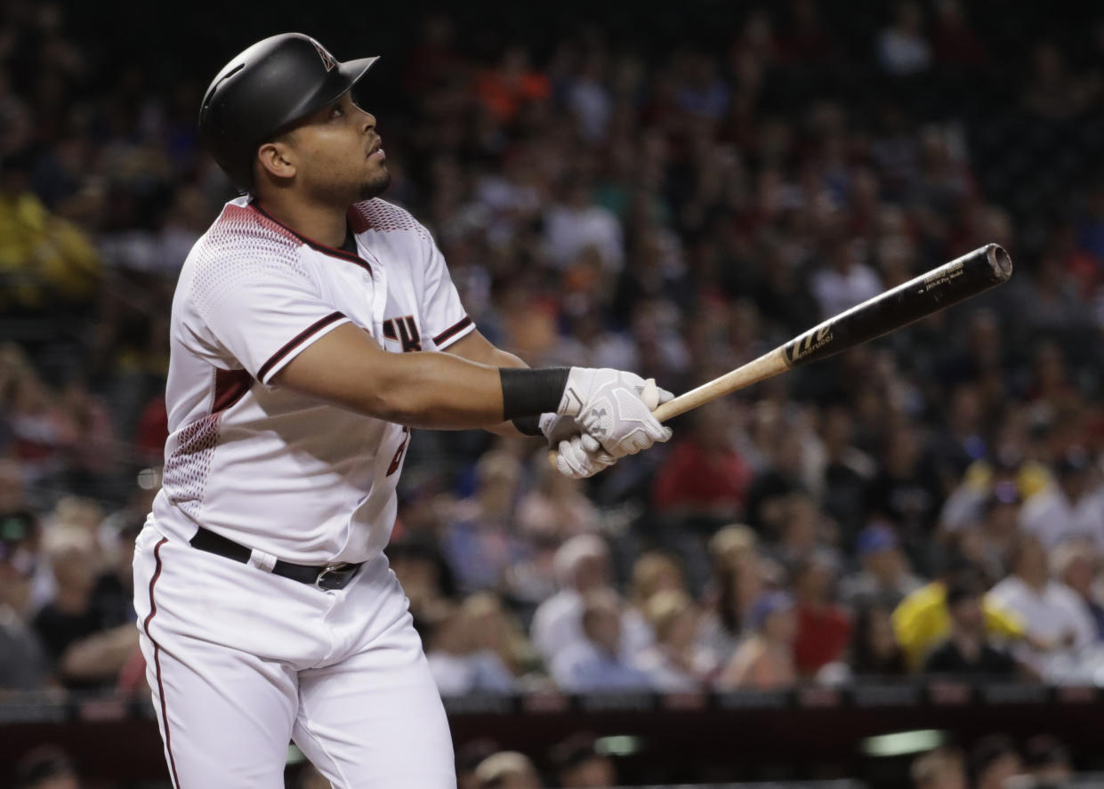 Yasmany Tomas was arrested on Thursday for criminal speeding and reckless driving. (AP Photo)