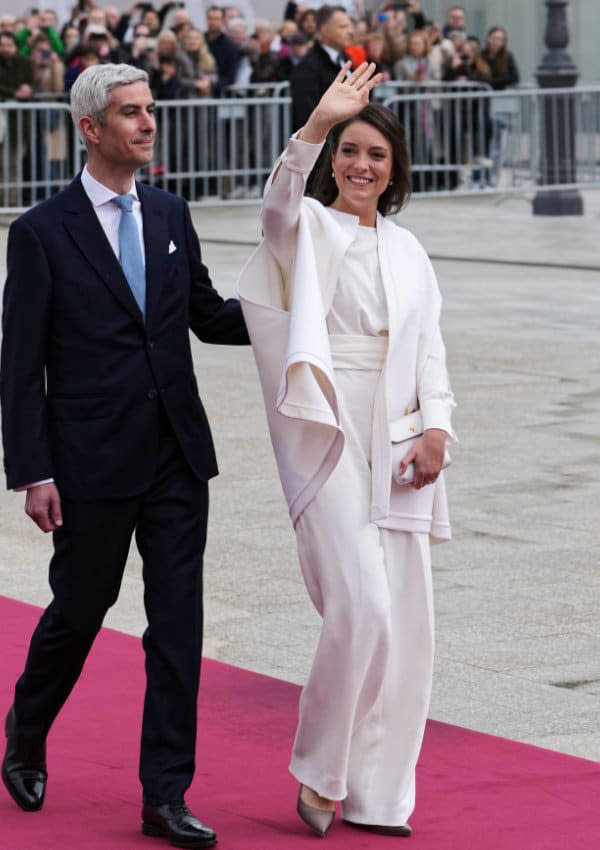 Alejandra de Luxemburgo y Nicolas Bagory en su boda civil