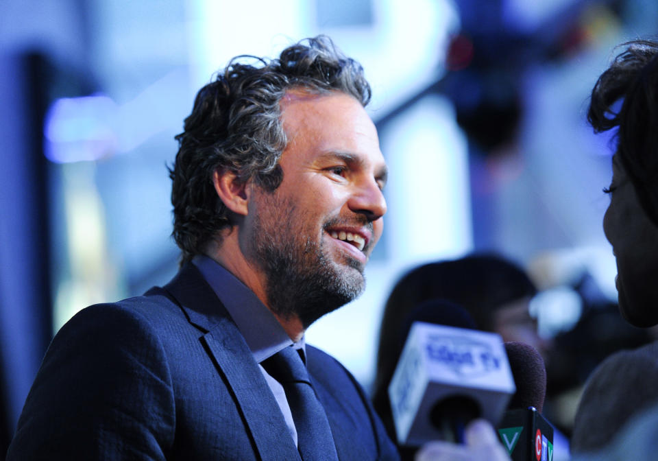 TORONTO, ON - APRIL 30: Star Mark Ruffalo attends "Marvel's The Avengers" Premiere at Scotiabank on April 30, 2012 in Toronto, Canada. (Photo by George Pimentel/Getty Images)