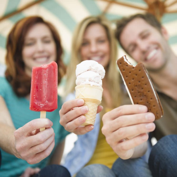 Sé fuerte y resiste la tentación. Con tomar un helado a la semana es suficiente. (Foto: Getty)