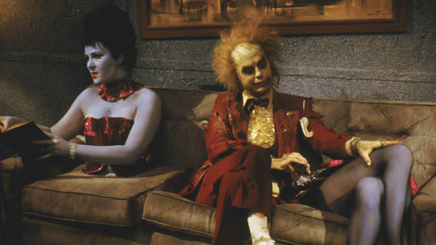 Michael Keaton as Beetlejuice in the original "Beetlejuice"<p>Warner Bros.</p>