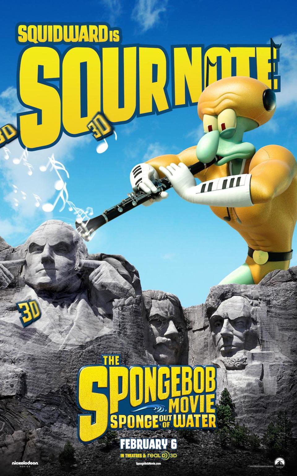 The SpongeBob Movie: Sponge Out of Water Squidward poster