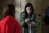 <p>She's stunned as Bev reveals her true plans for the baby.</p>