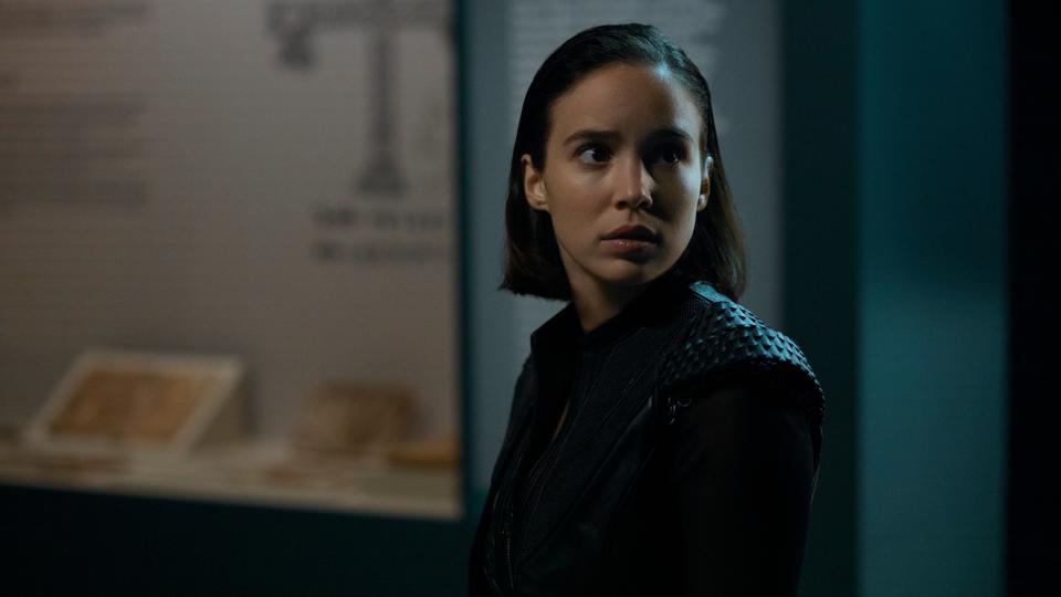 Alba Baptista as Ava Silva in Warrior Nun season 3