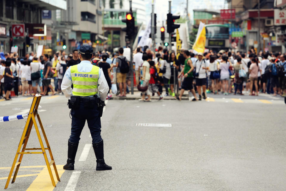 Hong Kong protests. Source: Getty