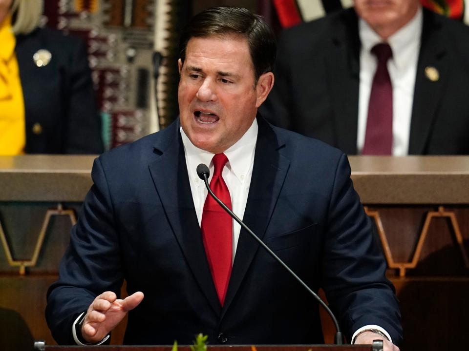 Arizona Gov. Doug Ducey.