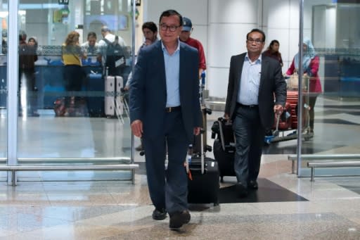 Cambodia's 70-year-old opposition leader in-exile Sam Rainsy plans to stay in Malaysia for several days