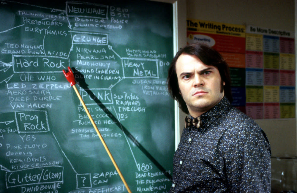 Jack Black is being named a comedy genius credit:Bang Showbiz