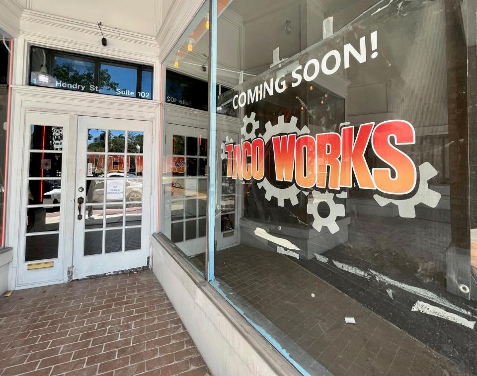 Taco Works was set to open in the Richards Building in downtown Fort Myers this week.