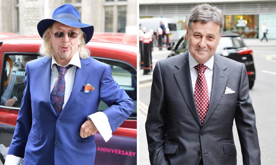 Owen Oyston (left) says he is trying to find a ‘safe pair of hands’ to buy Blackpool. Valeri Belokon (right) hopes to get the go-ahead from the EFL to take over the club.