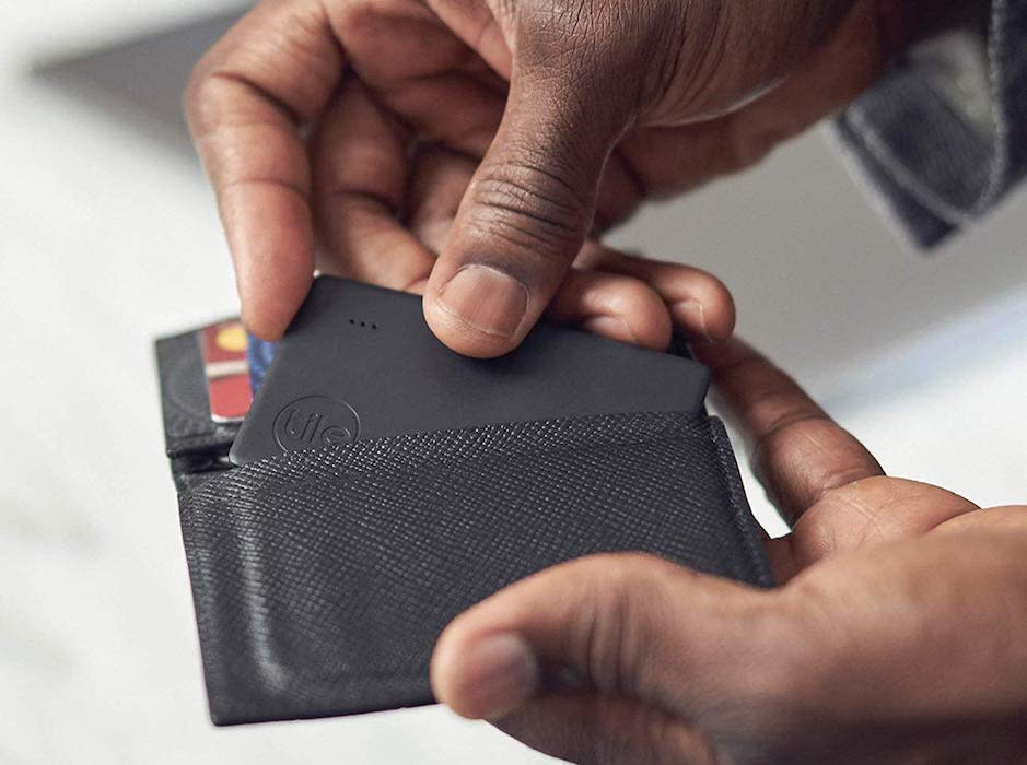 Keep your wallet within reach at all times thanks to a slim card-like tracker. (Photo: Amazon)