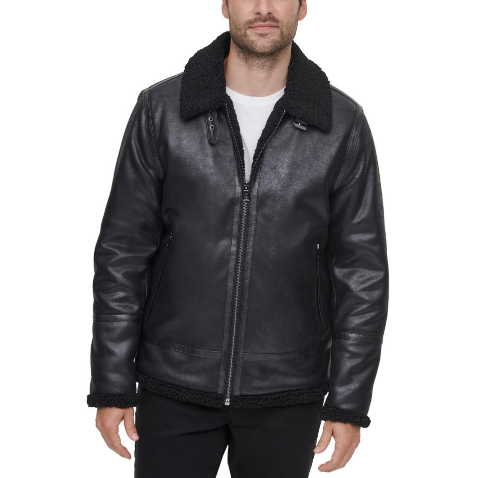 Calvin Klein Faux Shearling Jacket