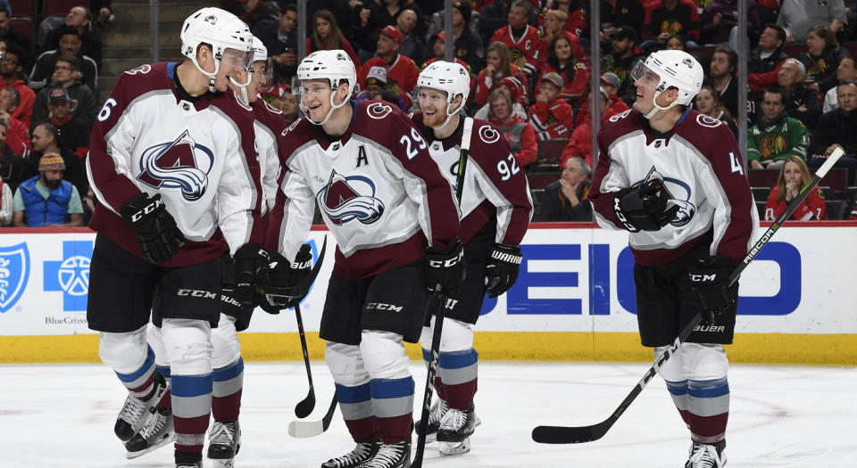 How good has the Avalanche’s top line been? (Getty)