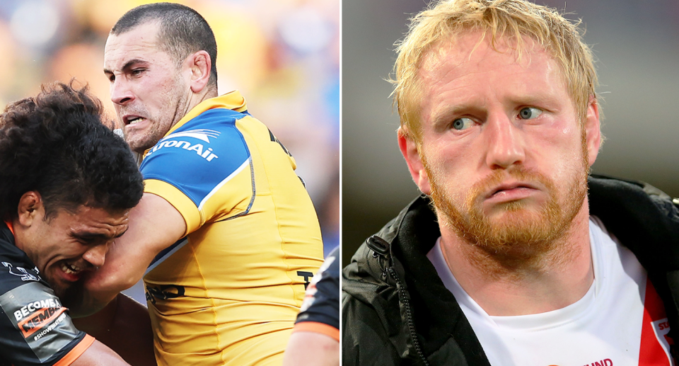 James Graham has suggested Parramatta could rest players in round 26 so they're fresh for the final game of the season against Wests Tigers to try and avoid the NRL wooden spoon. Pic: Getty