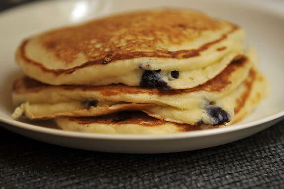 Lemony Cream Cheese Pancakes