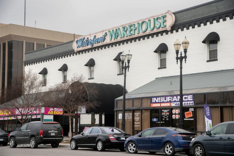 The Waterfront Warehouse, located at 445 W. Weber Avenue in downtown Stockton, on Jan. 6, 2022. The building was built in 1875 as 2-story storage facility for the Sperry Mill Company. It is the oldest Intact building on the banks of the Stockton Channel. In 1926 the mill's operations move to Vallejo. The building, now a Stockton historical landmark, houses several, businesses, organizations and restaurants.