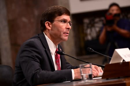 Esper testifies at confirmation hearing