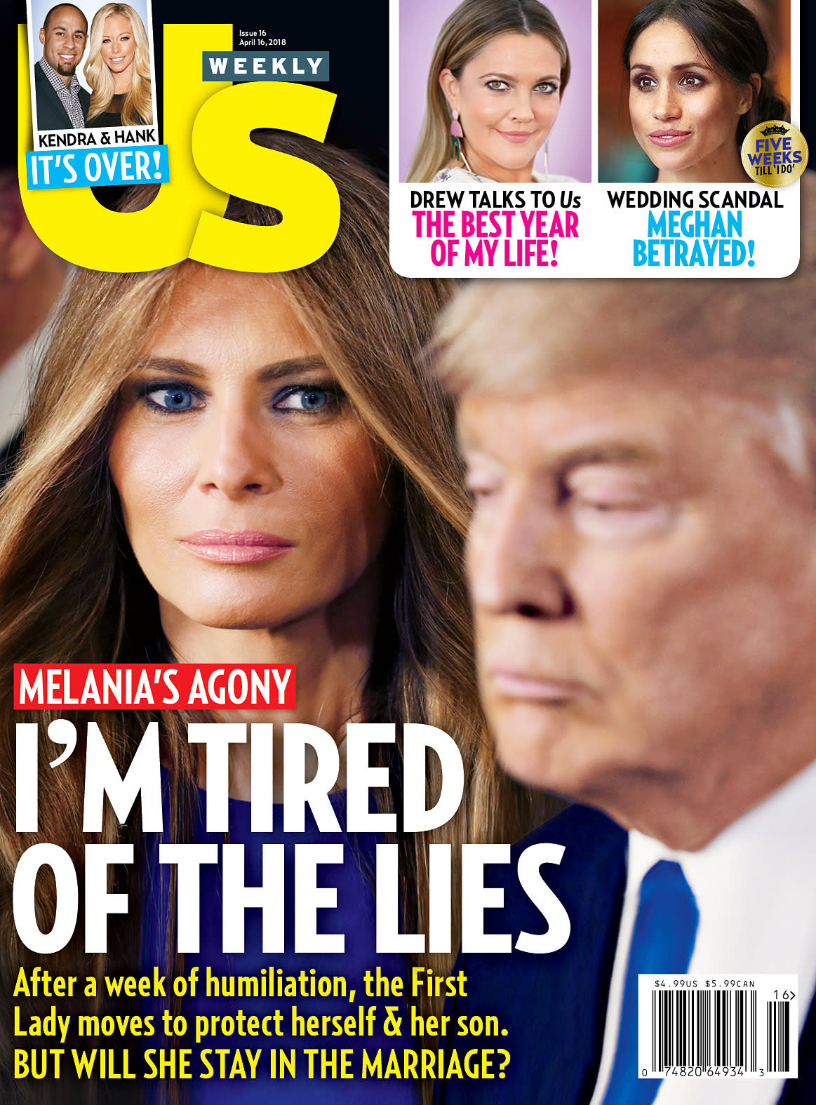 Us Weekly Cover Melania Trump Donald Trump