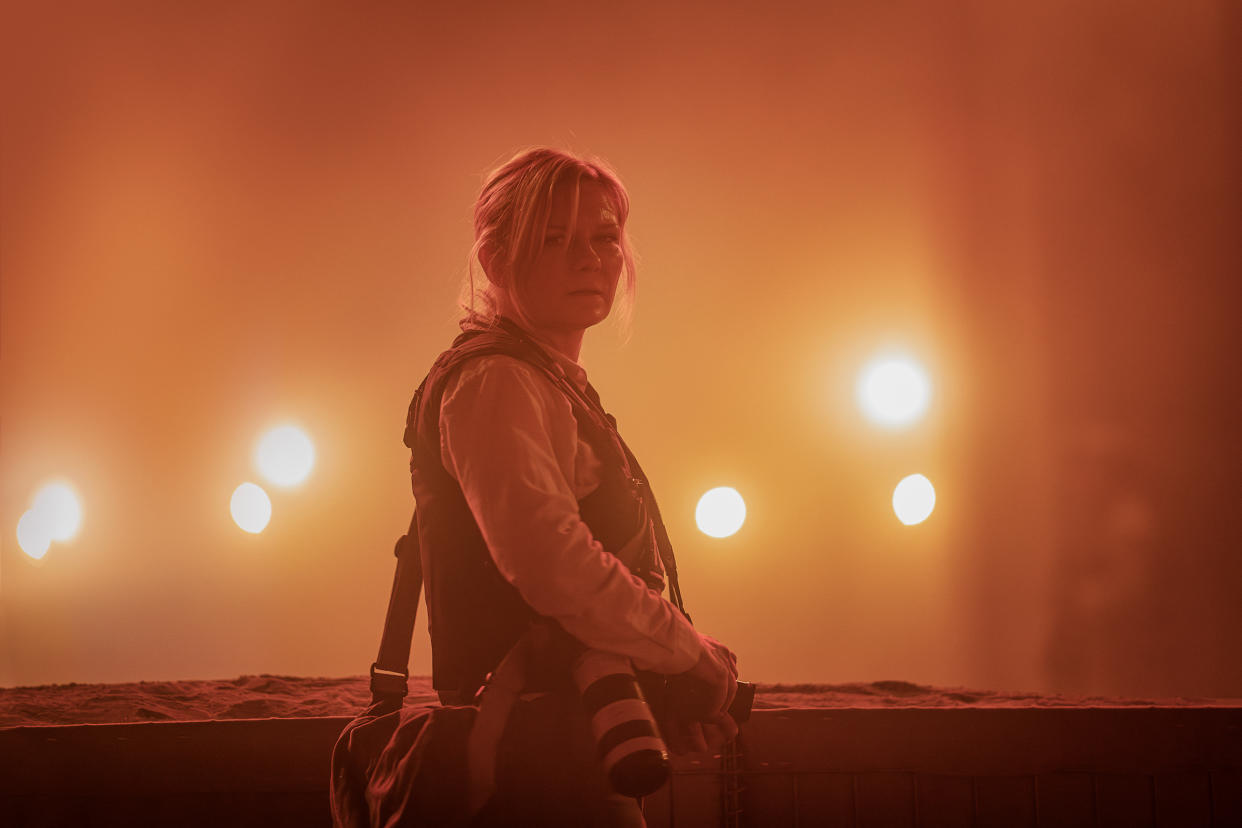 Kirsten Dunst in <i>Civil War</i><span class="copyright">Courtesy of A24</span>