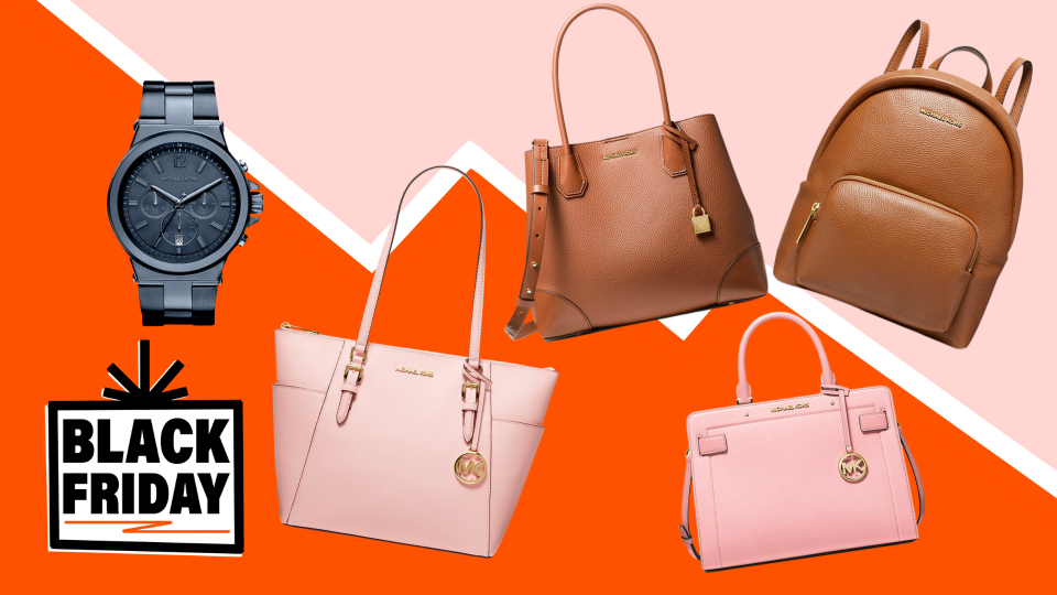 Score a discounted Michael Kors handbag or watch this weekend during the brand's ongoing Black Friday sale.