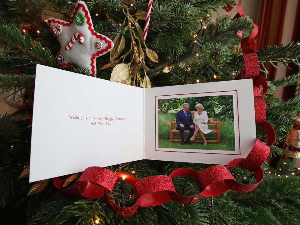 The photograph for Prince Charles and Camilla's 2018 Christmas card was taken by Hugo Burnand (PA)