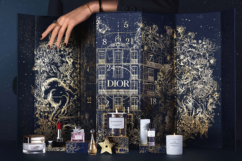 金光閃閃的雕花禮盒：Dior 倒數月曆登場，12 月每天都打開一扇驚喜小窗！