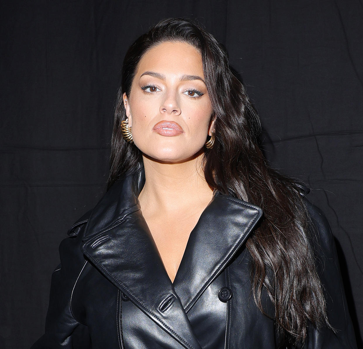  Ashley Graham at the Alberta Ferretti Fall/Winter 2024 show at Milan Fashion Week. 