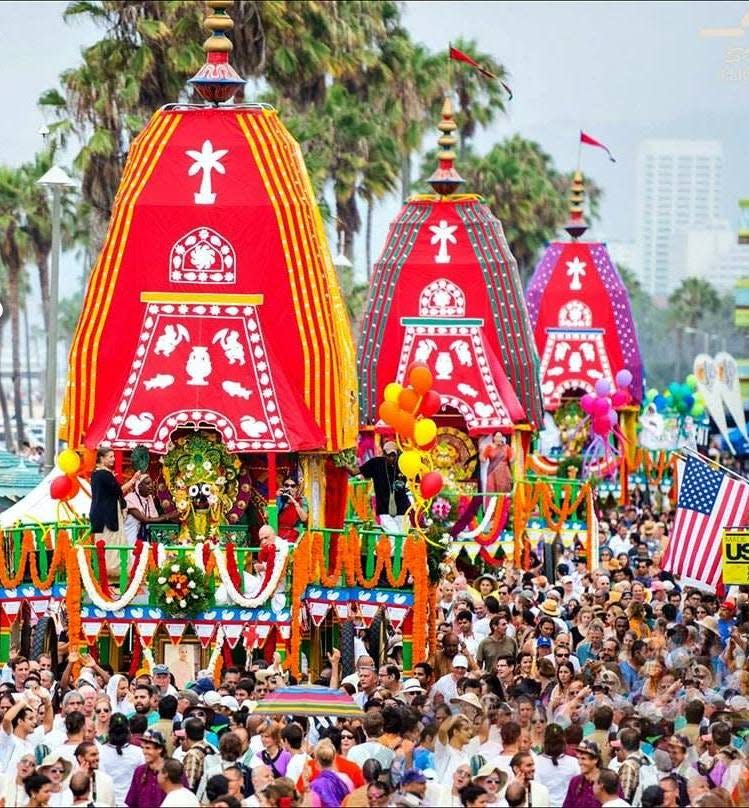 A taste of India comes to the World’s Most Famous Beach on Saturday when the annual Festival of the Chariots celebration unfolds at Sun Splash Park in Daytona Beach.