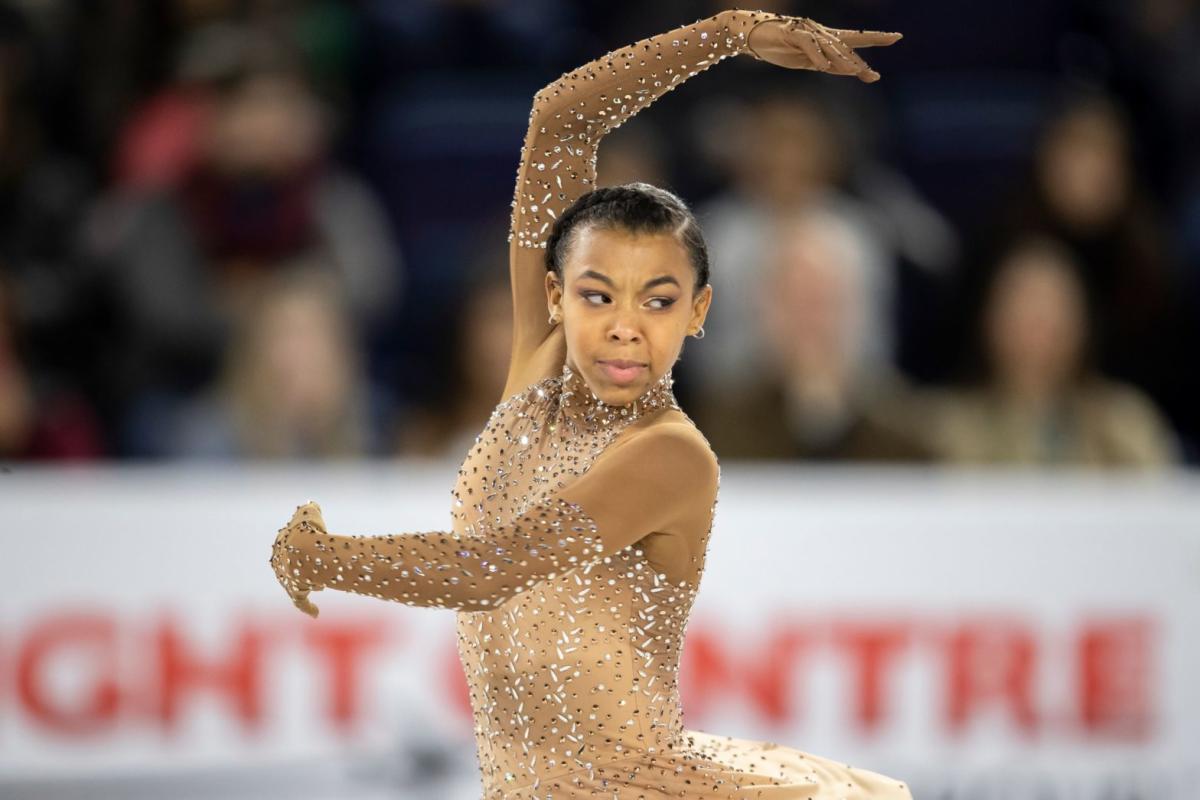 Team USA  Starr Andrews Skates To A Historic Silver Medal At