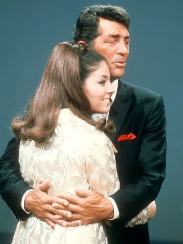 Martin Mills/Getty Dean Martin (1917-1995) performs with his daughter Gail Martin on the set of 'The Dean Martin Show' Christmas special in 1967 in Los Angeles, California