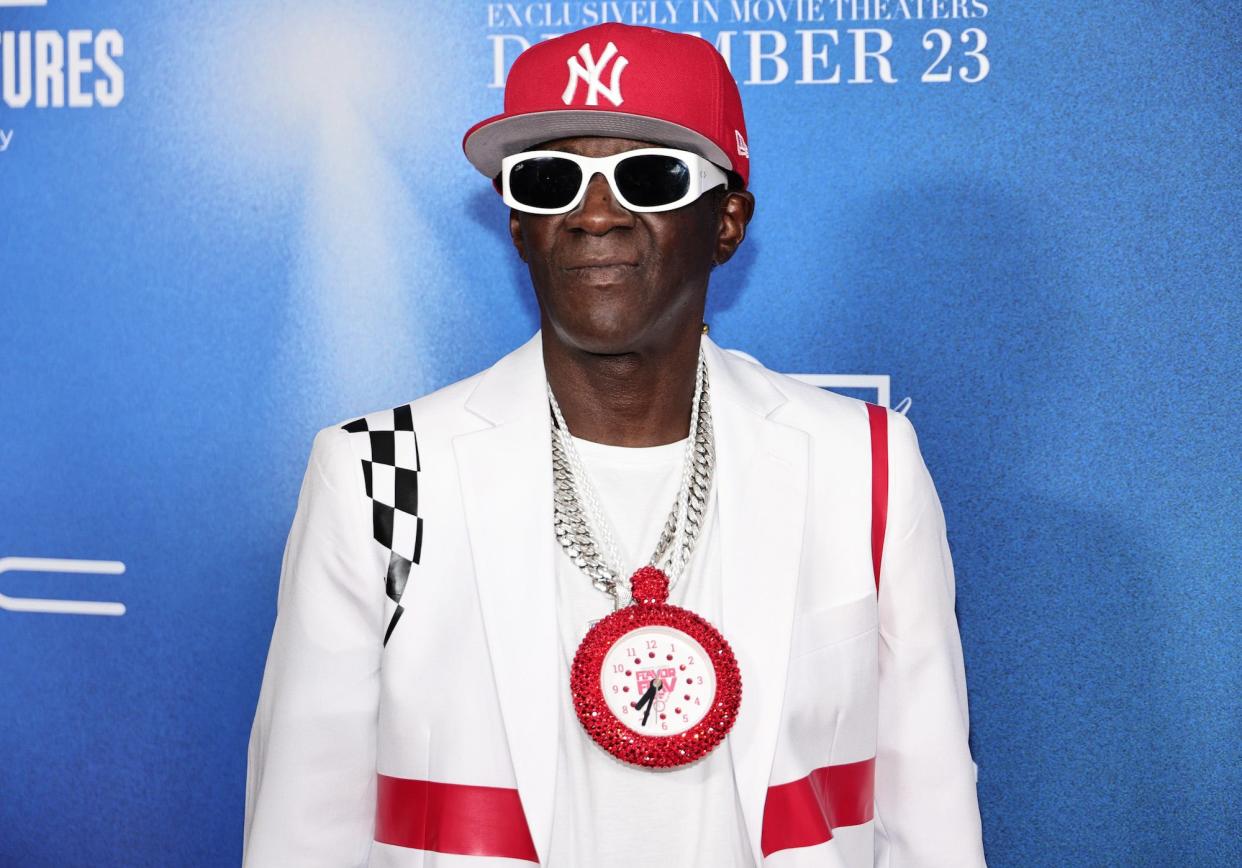 Flavor Flav attends "Whitney Houston: I Want To Dance With Somebody" World Premiere at AMC Lincoln Square Theater on December 13, 2022 in New York City.
